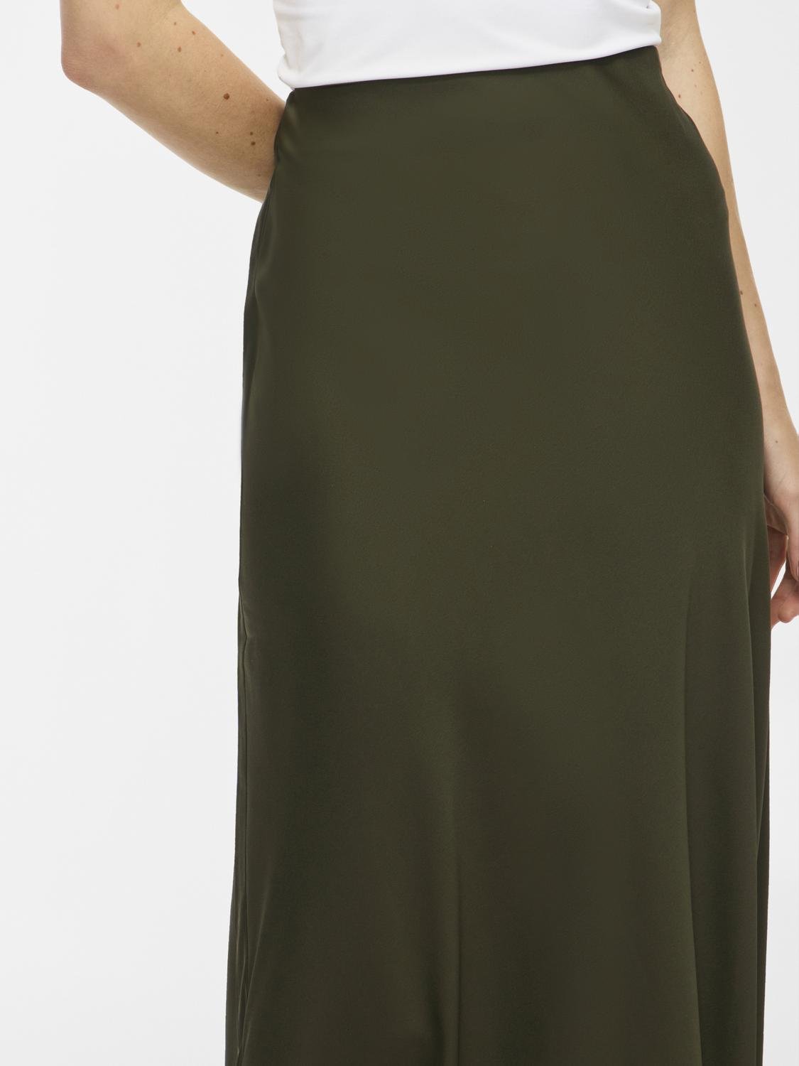 VIELLETTE Midi Skirt - Forest Night - VERO MODA & VILA Bergvik